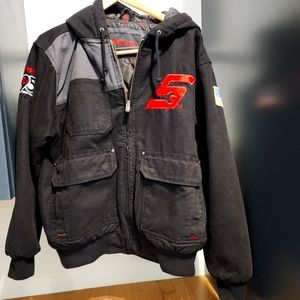 Men's Hooded Snap-on Coat